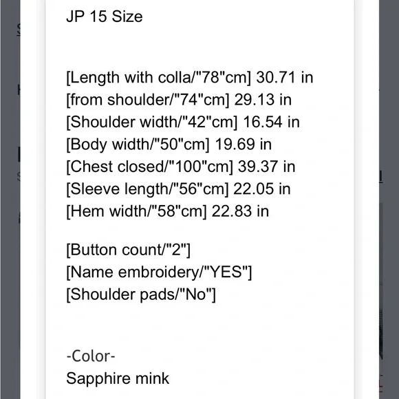 Saga vintage Sapphire Mink fur Coat - Picture 16 of 16